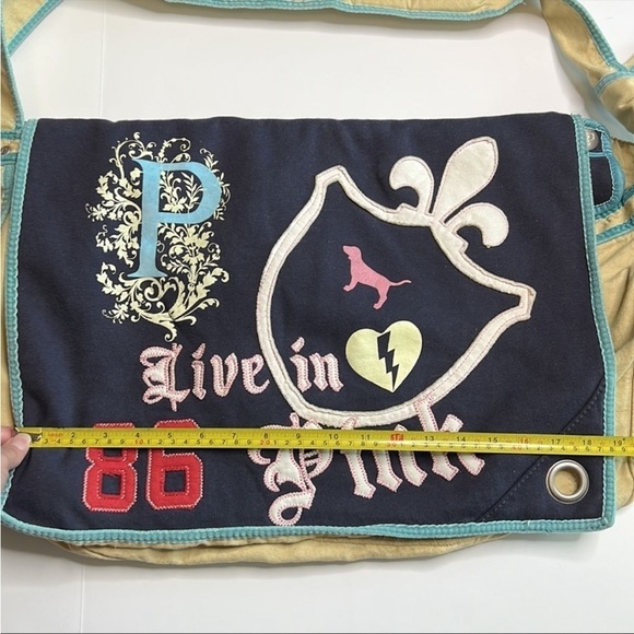 Vtg RARE VICTORIA'S SECRET PINK Live in Pink 86 Large Overnight Bag Shoulder Bag - Picture 12 of 12